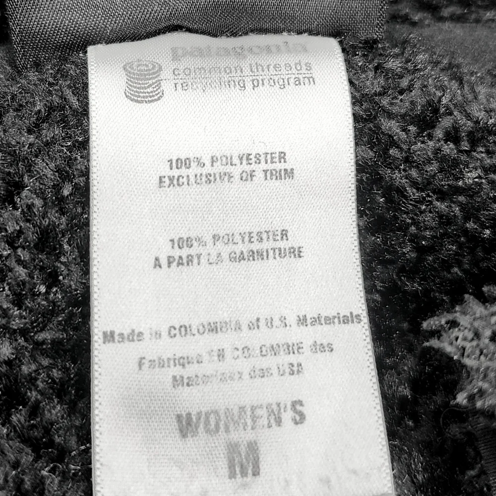 Patagonia Black Regulator Polartech Deep Fluffy Pile Full-Zip Fleece Jacket - Picture 11 of 12